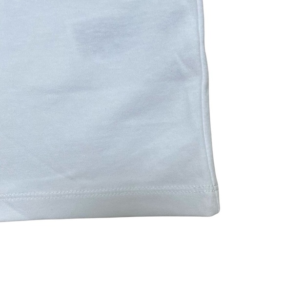 J.Crew Factory White Boatneck Tee Size S | Fair Trade Cotton Elbow Sleeve NWT - Picture 13 of 13